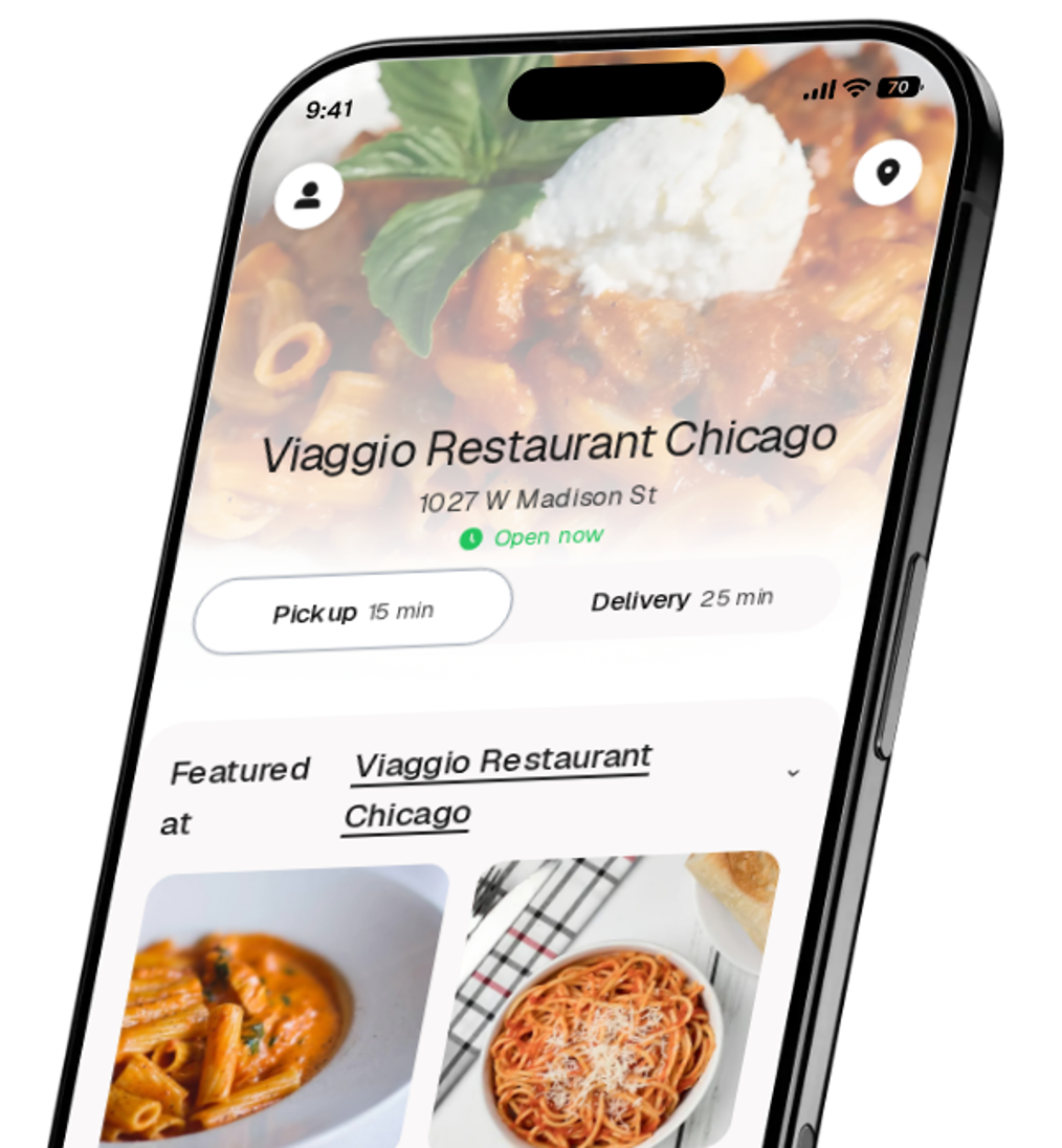 Viaggio Restaurant Chicago app preview