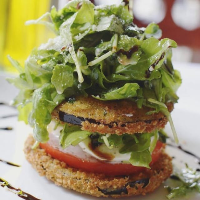 Stacked Eggplant.