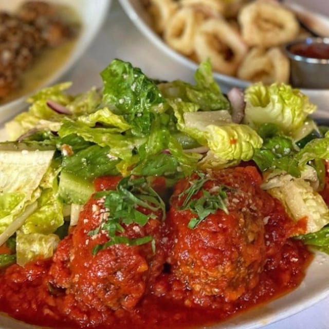 Meatball Salad.